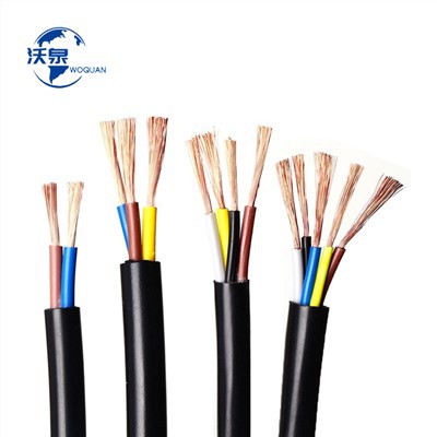 Kobber fleksibel PVC-isolert kontrollkabel